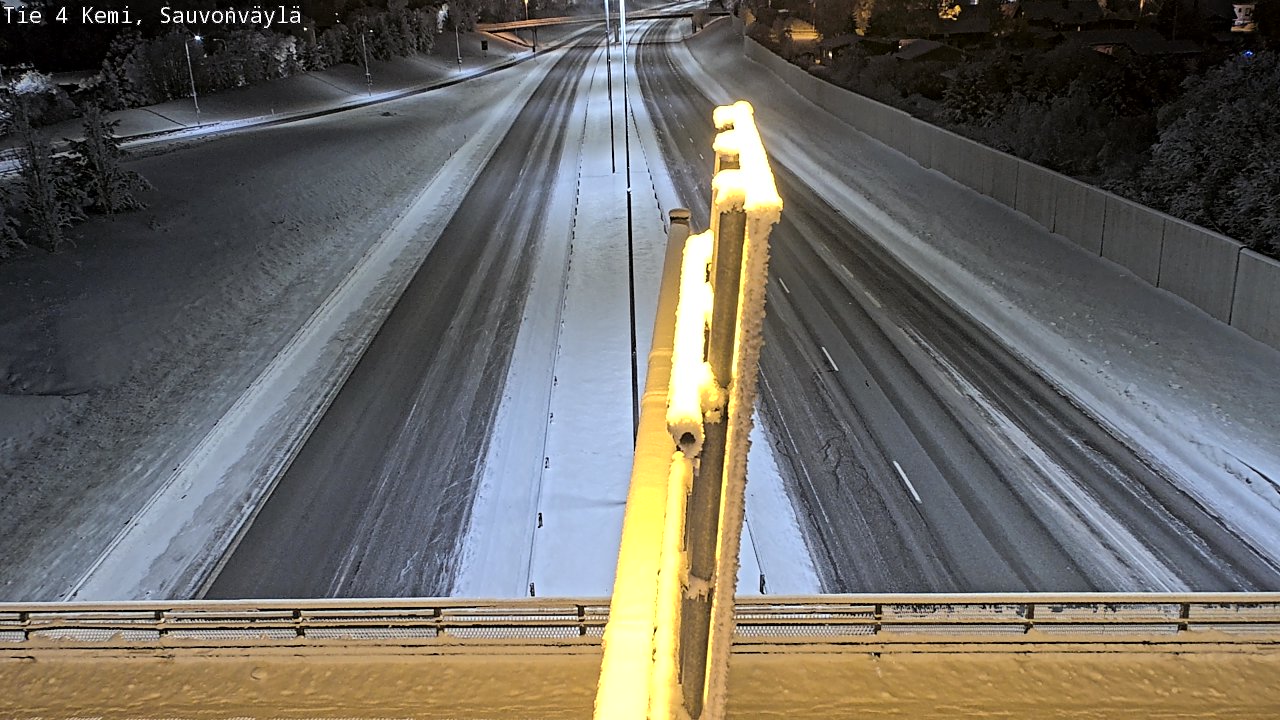 Kelikamerat Kuva Tie 4 Kemi, Sauvonväylä, Kemi, Lappi