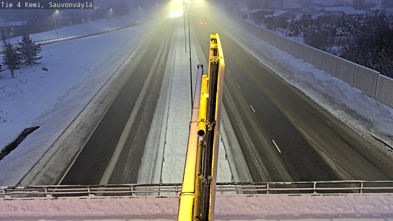 Weather Camera Image Road 4 Kemi, Sauvonväylä, Kemi, Lappi
