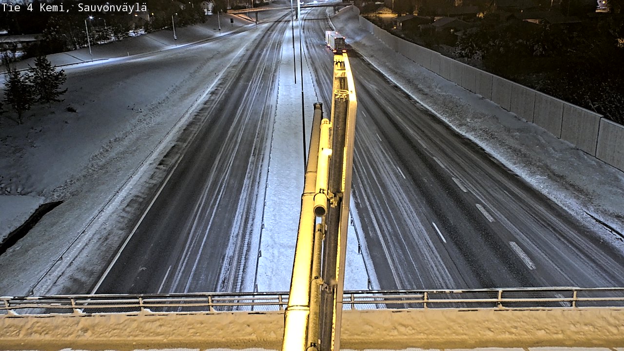 Weather Camera Image väg 4 Kemi, Sauvonväylä, Kemi, Lappi
