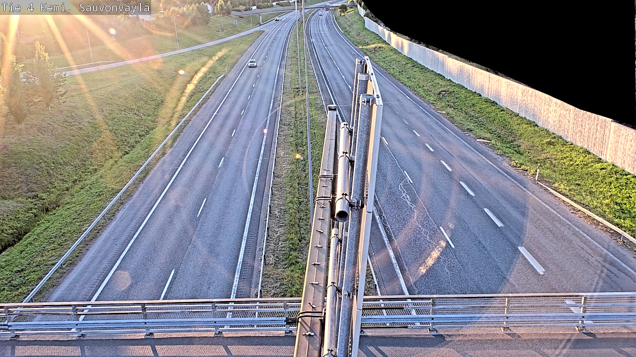 Kelikamerat Kuva Tie 4 Kemi, Sauvonväylä, Kemi, Lappi