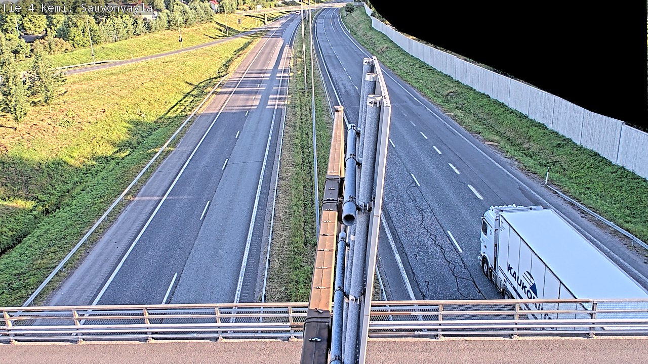Weather Camera Image väg 4 Kemi, Sauvonväylä, Kemi, Lappi