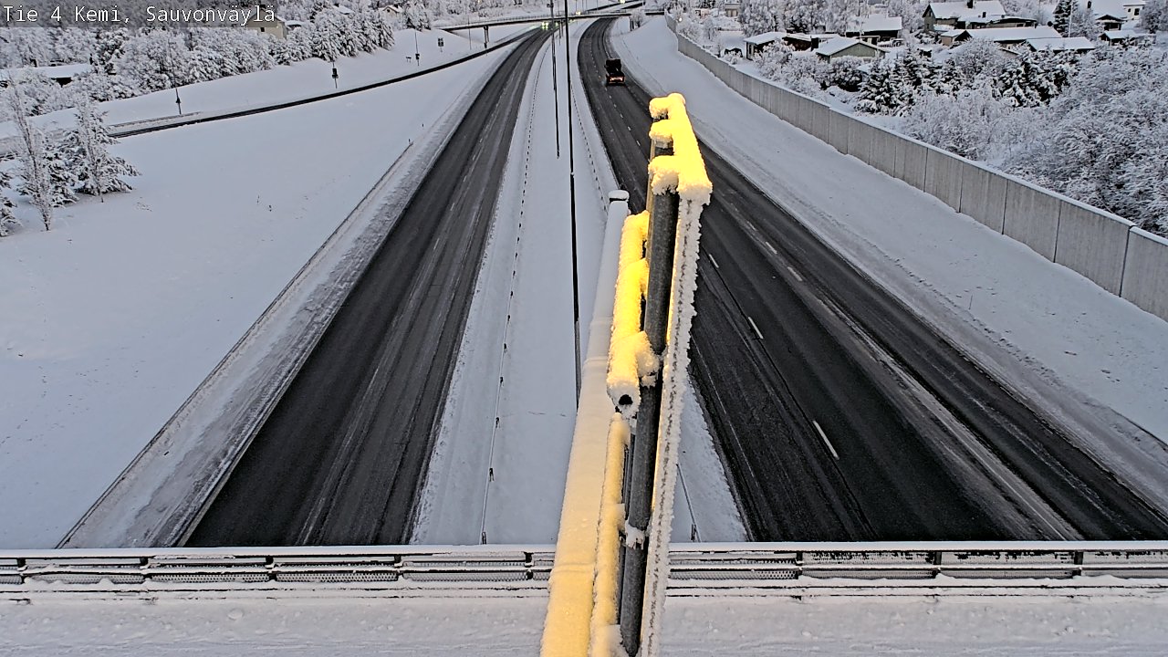 Kelikamerat Kuva Tie 4 Kemi, Sauvonväylä, Kemi, Lappi