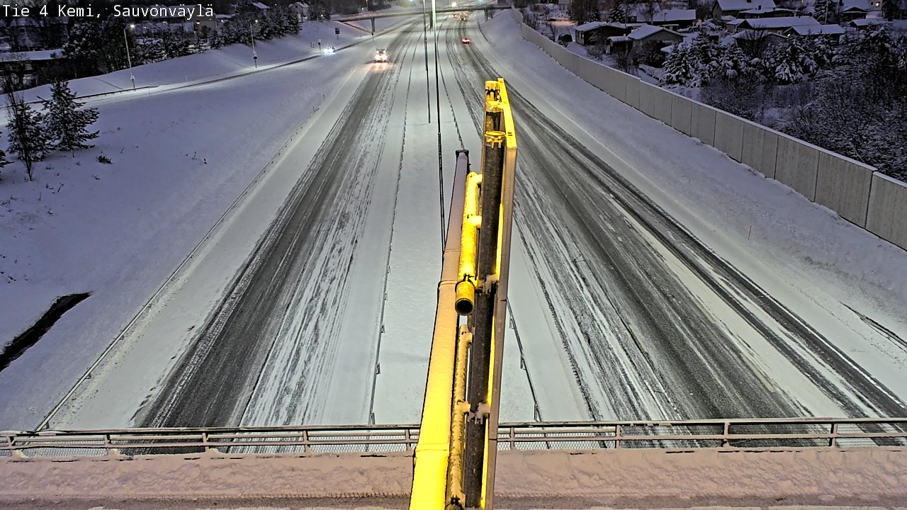 Kelikamerat Kuva Tie 4 Kemi, Sauvonväylä, Kemi, Lappi