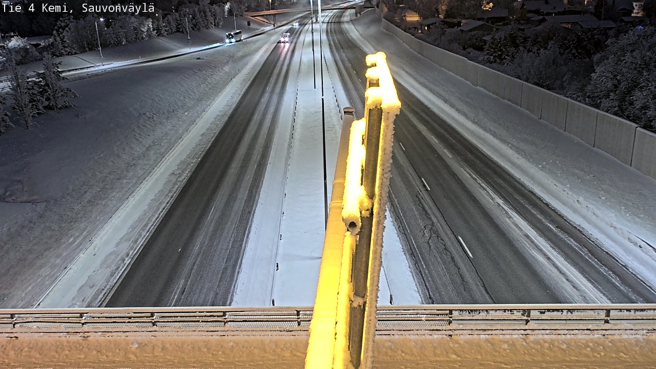 Kelikamerat Kuva Tie 4 Kemi, Sauvonväylä, Kemi, Lappi