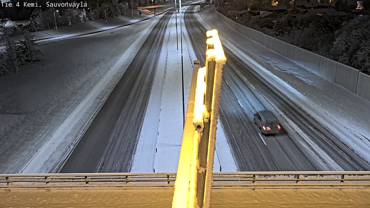 Kelikamerat Kuva Tie 4 Kemi, Sauvonväylä, Kemi, Lappi