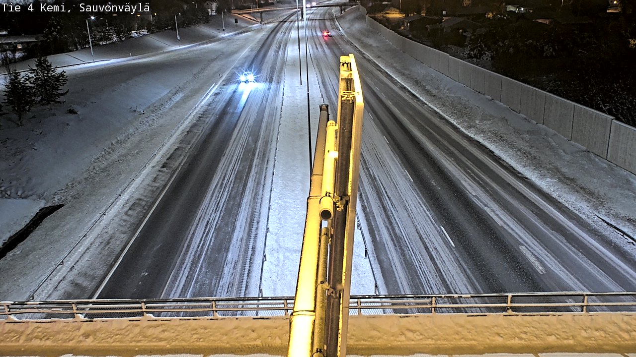 Weather Camera Image väg 4 Kemi, Sauvonväylä, Kemi, Lappi