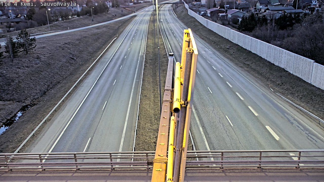 Weather Camera Image Road 4 Kemi, Sauvonväylä, Kemi, Lappi