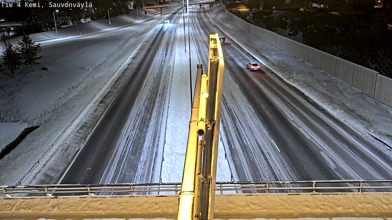 Weather Camera Image väg 4 Kemi, Sauvonväylä, Kemi, Lappi