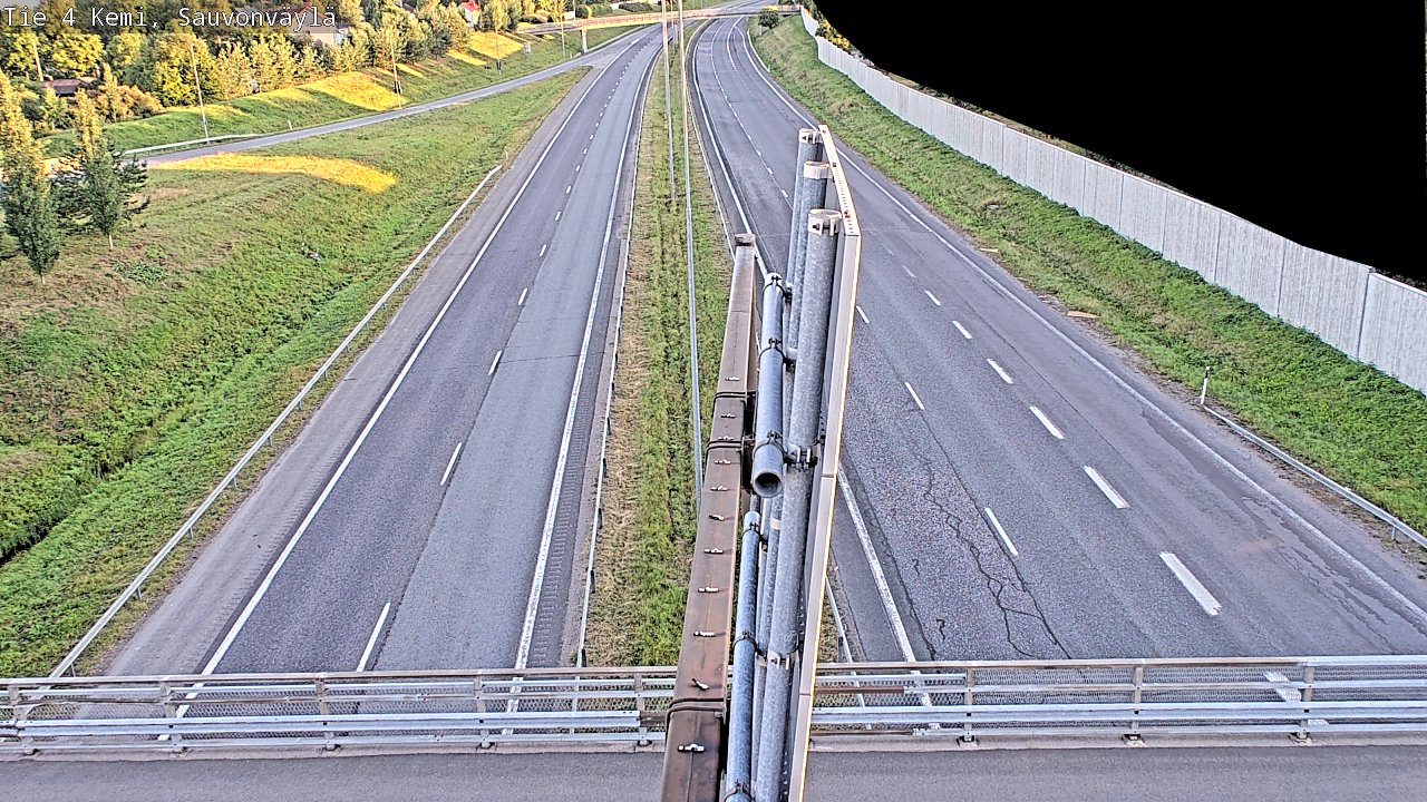 Weather Camera Image väg 4 Kemi, Sauvonväylä, Kemi, Lappi