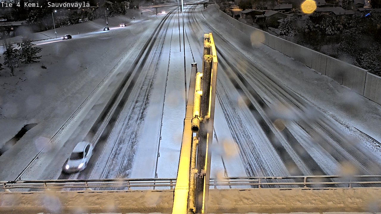 Kelikamerat Kuva Tie 4 Kemi, Sauvonväylä, Kemi, Lappi