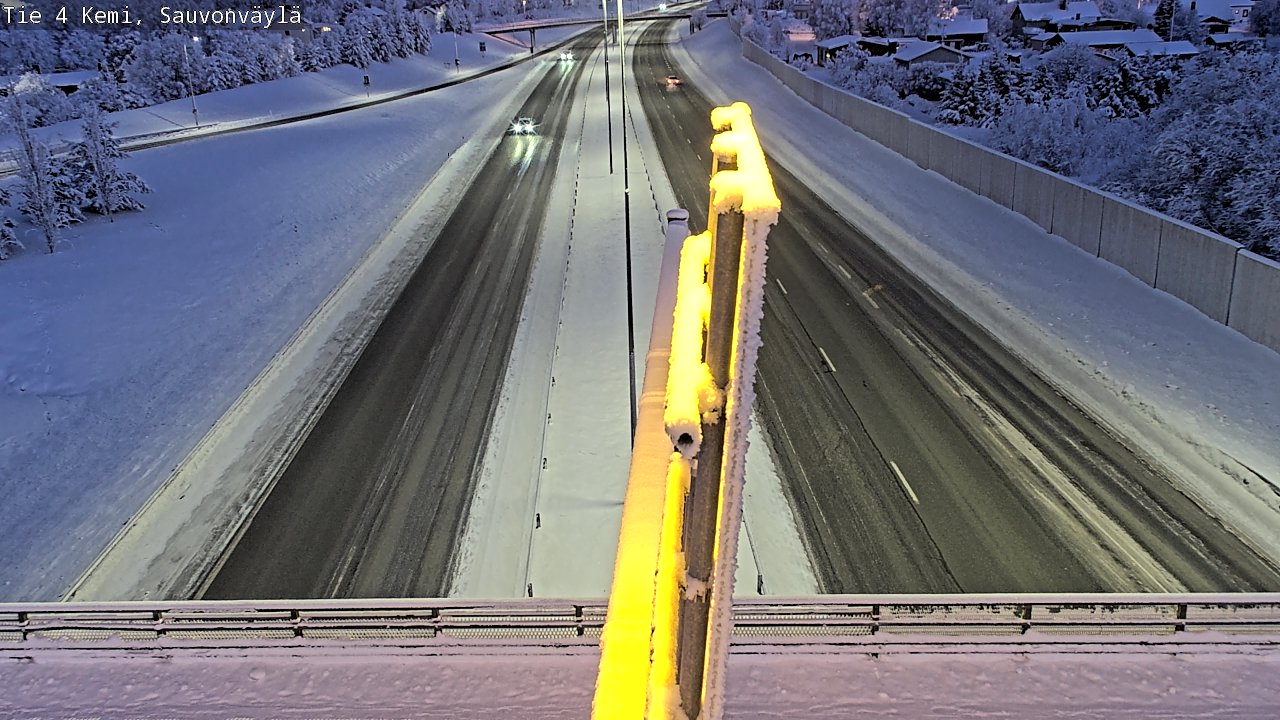 Kelikamerat Kuva Tie 4 Kemi, Sauvonväylä, Kemi, Lappi