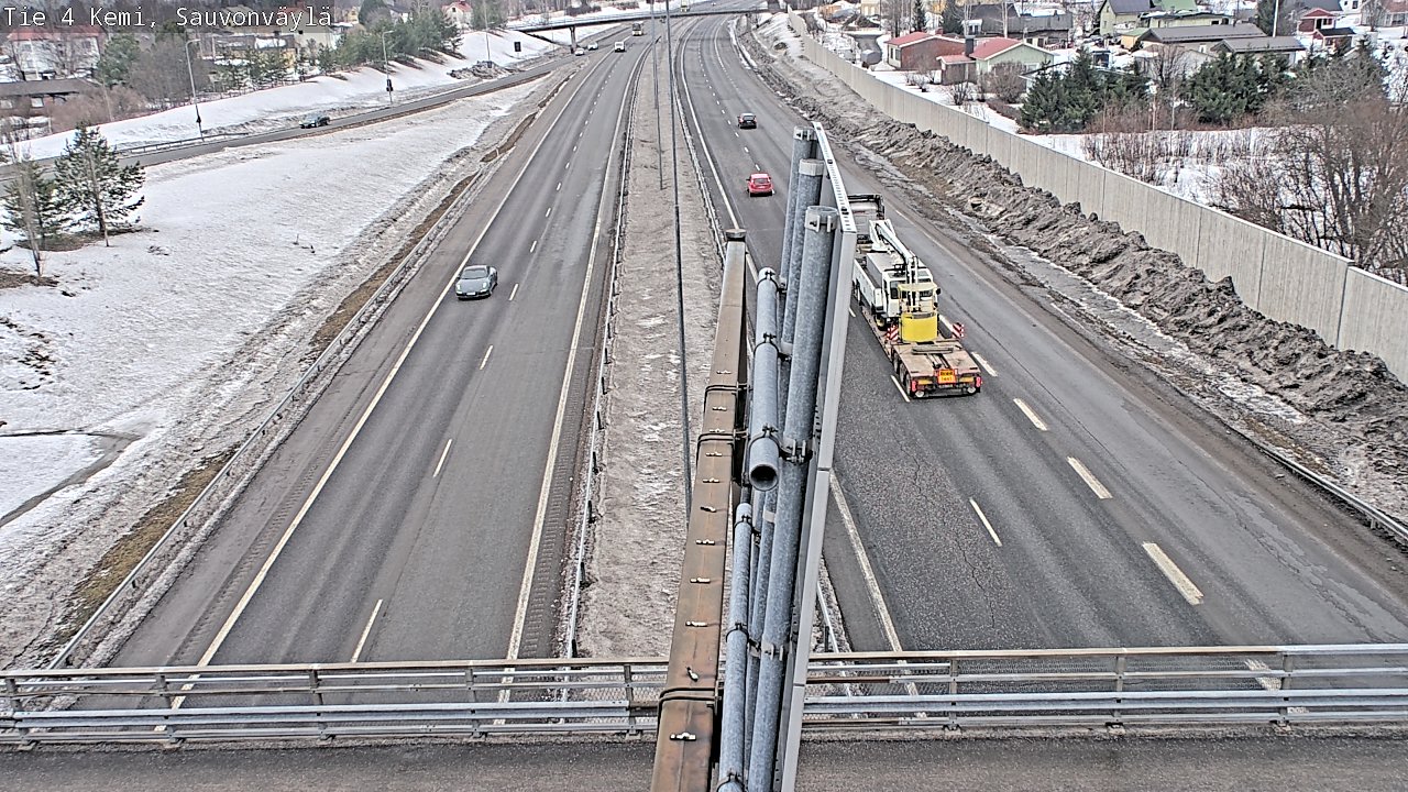 Kelikamerat Kuva Tie 4 Kemi, Sauvonväylä, Kemi, Lappi