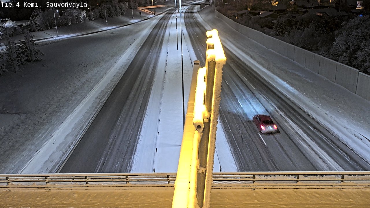 Kelikamerat Kuva Tie 4 Kemi, Sauvonväylä, Kemi, Lappi