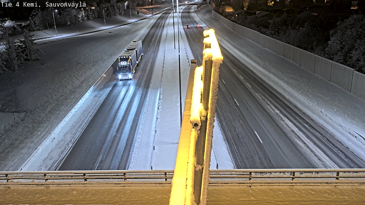 Kelikamerat Kuva Tie 4 Kemi, Sauvonväylä, Kemi, Lappi