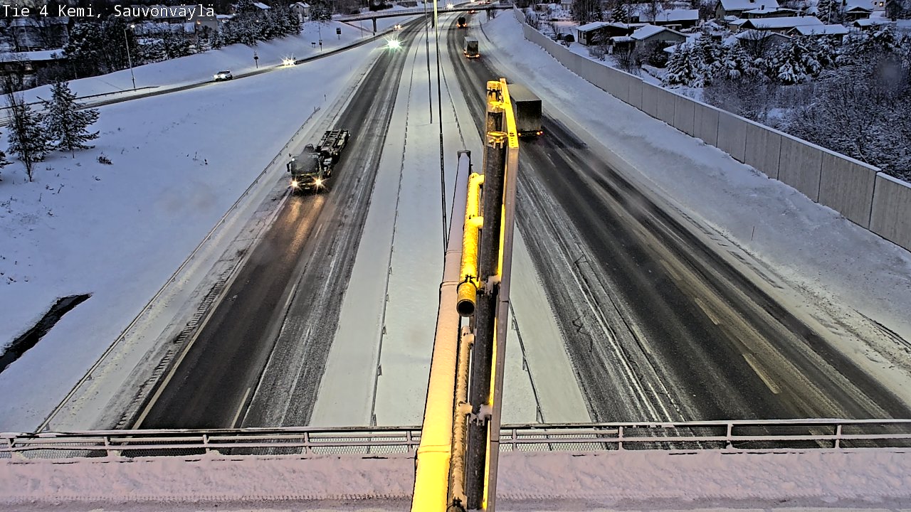 Kelikamerat Kuva Tie 4 Kemi, Sauvonväylä, Kemi, Lappi