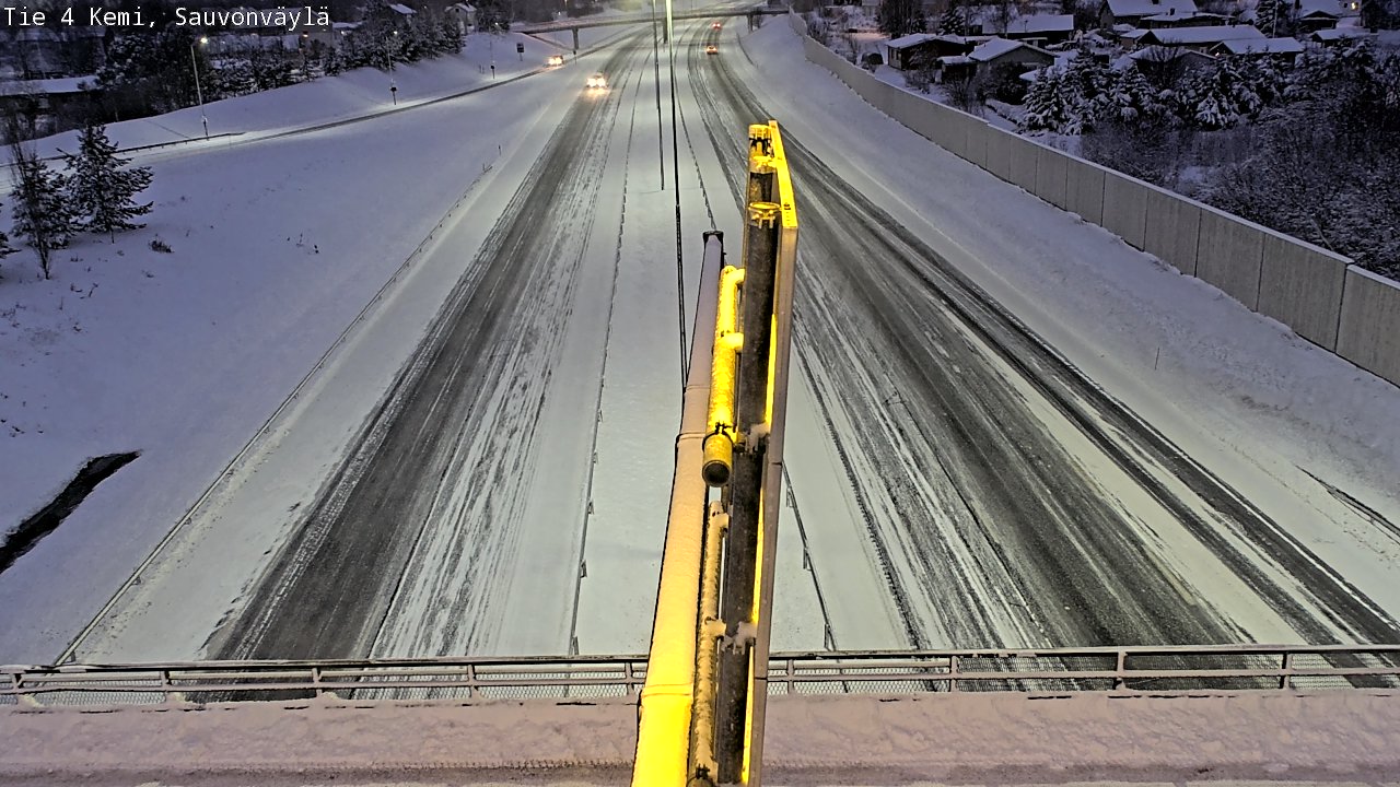 Kelikamerat Kuva Tie 4 Kemi, Sauvonväylä, Kemi, Lappi