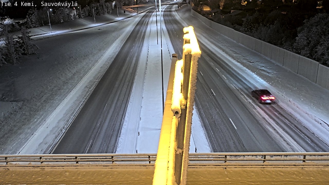 Kelikamerat Kuva Tie 4 Kemi, Sauvonväylä, Kemi, Lappi