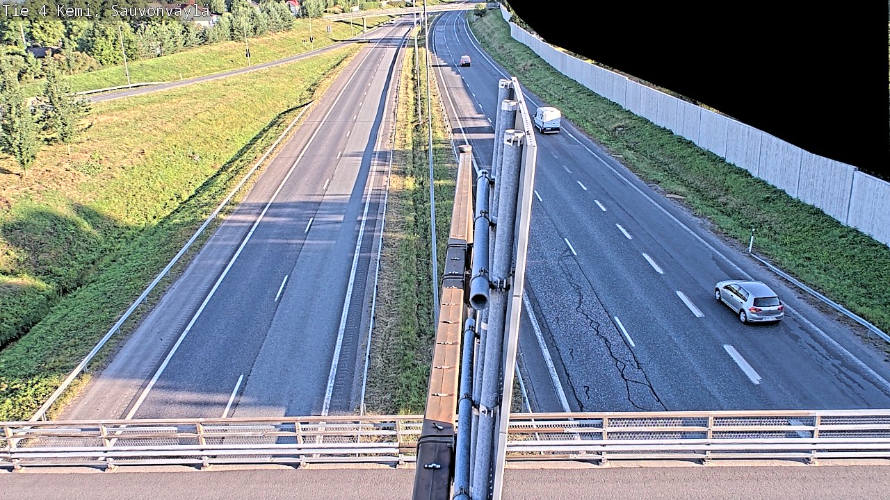 Weather Camera Image väg 4 Kemi, Sauvonväylä, Kemi, Lappi
