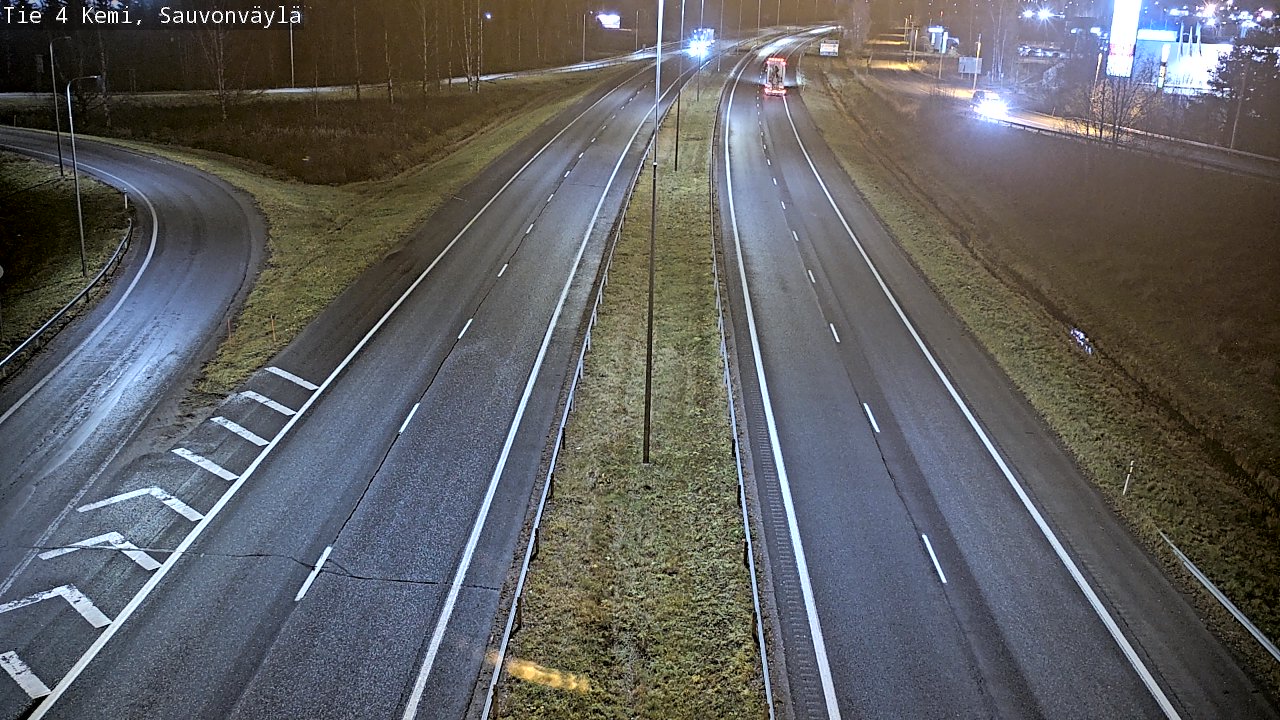 Kelikamerat Kuva Tie 4 Kemi, Sauvonväylä, Kemi, Lappi