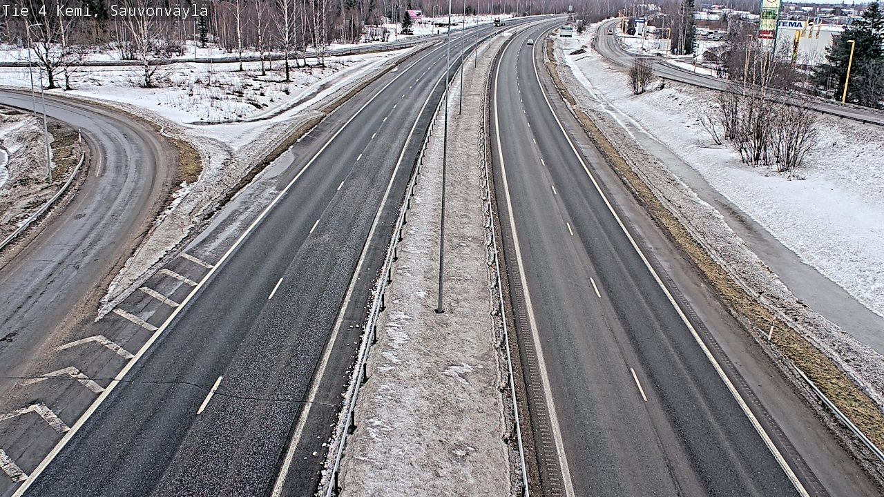 Kelikamerat Kuva Tie 4 Kemi, Sauvonväylä, Kemi, Lappi