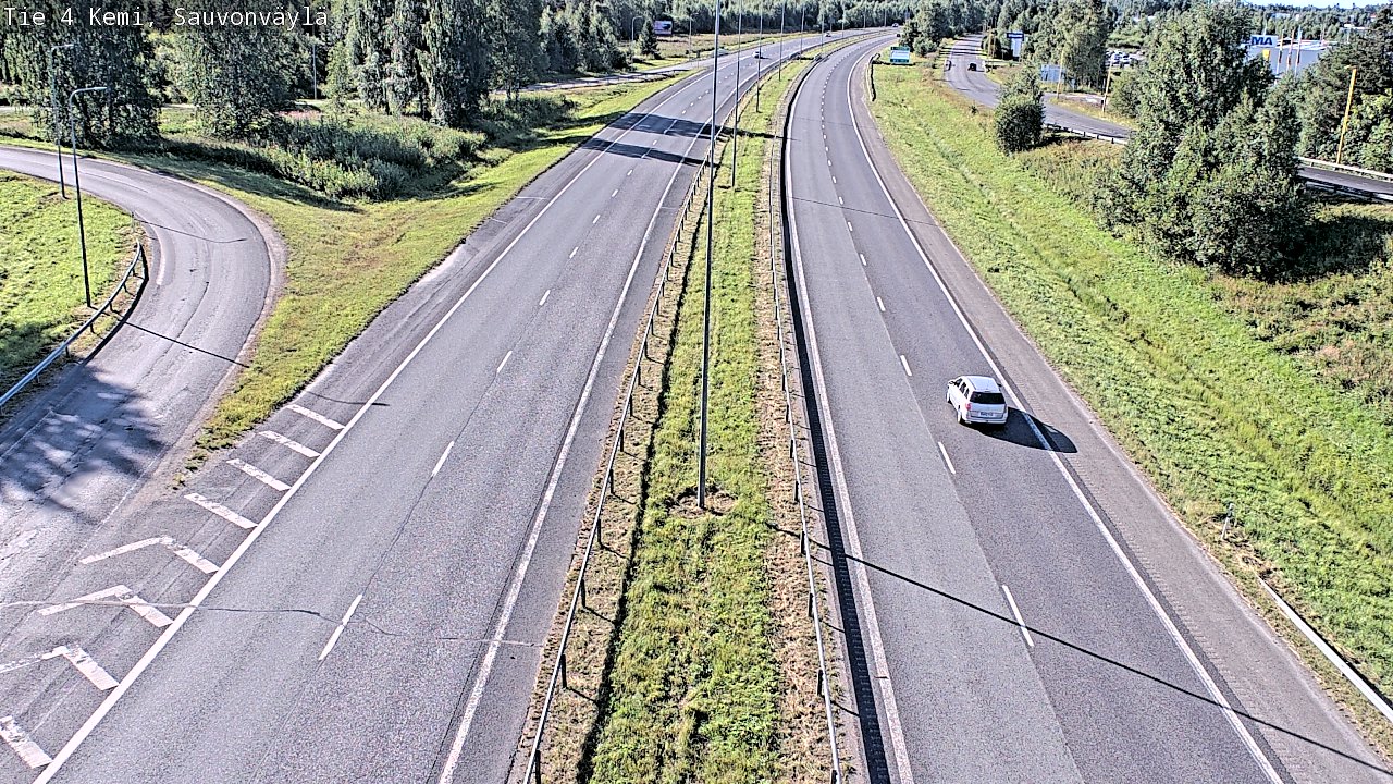 Weather Camera Image väg 4 Kemi, Sauvonväylä, Kemi, Lappi