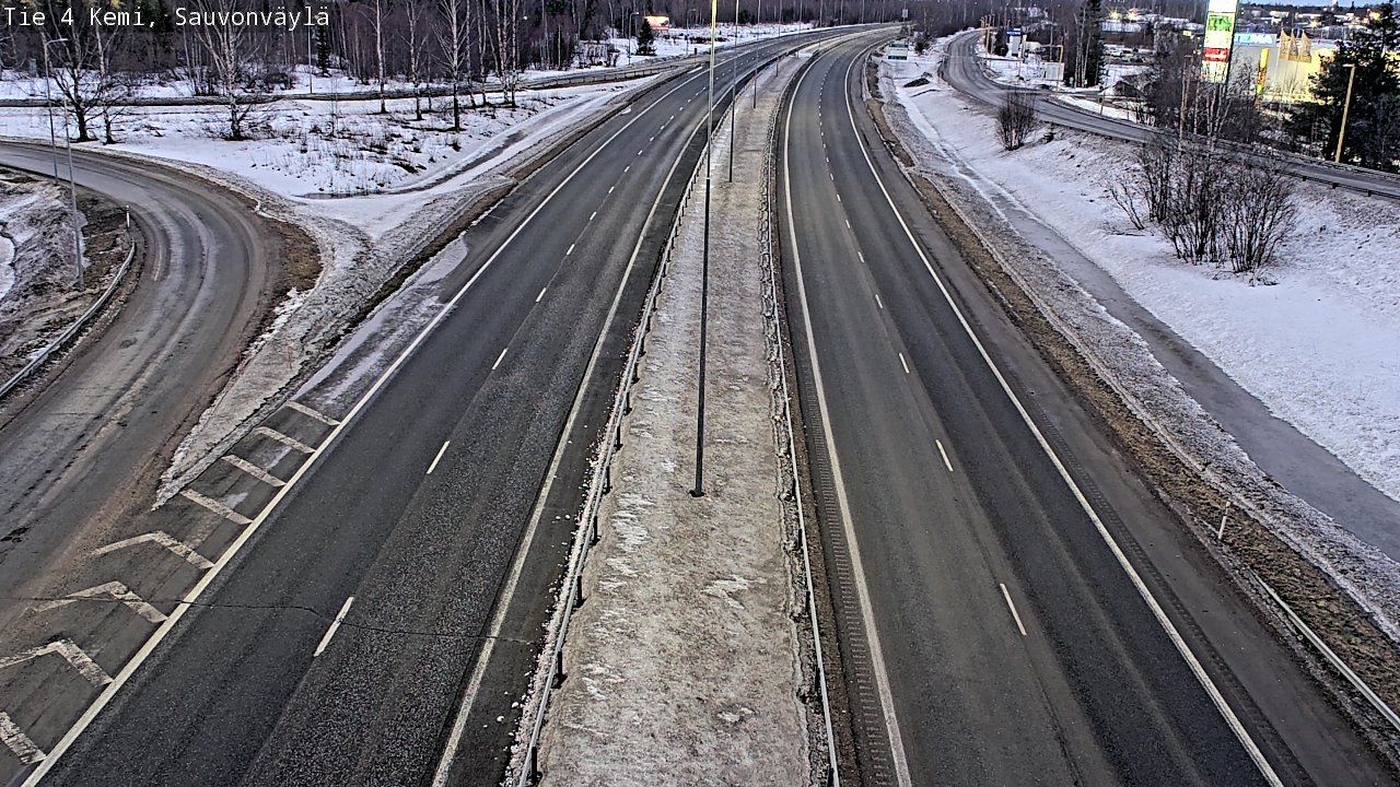Kelikamerat Kuva Tie 4 Kemi, Sauvonväylä, Kemi, Lappi