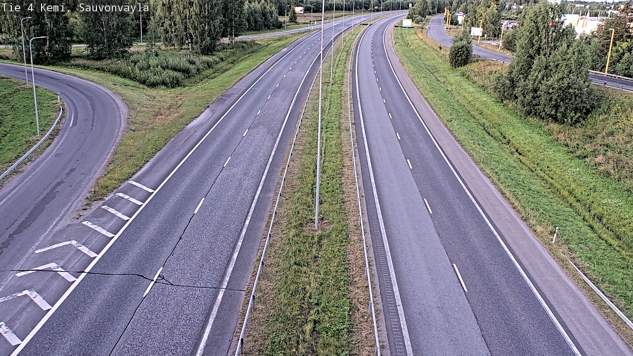 Kelikamerat Kuva Tie 4 Kemi, Sauvonväylä, Kemi, Lappi