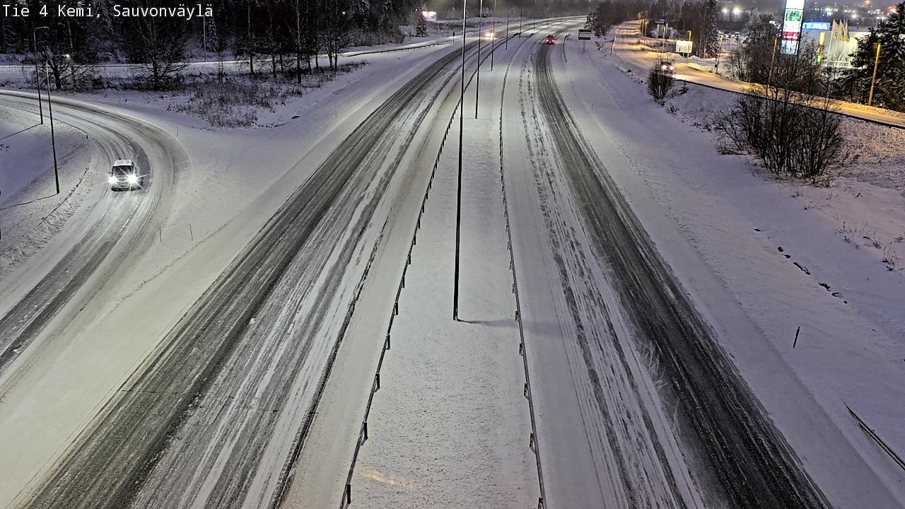Kelikamerat Kuva Tie 4 Kemi, Sauvonväylä, Kemi, Lappi