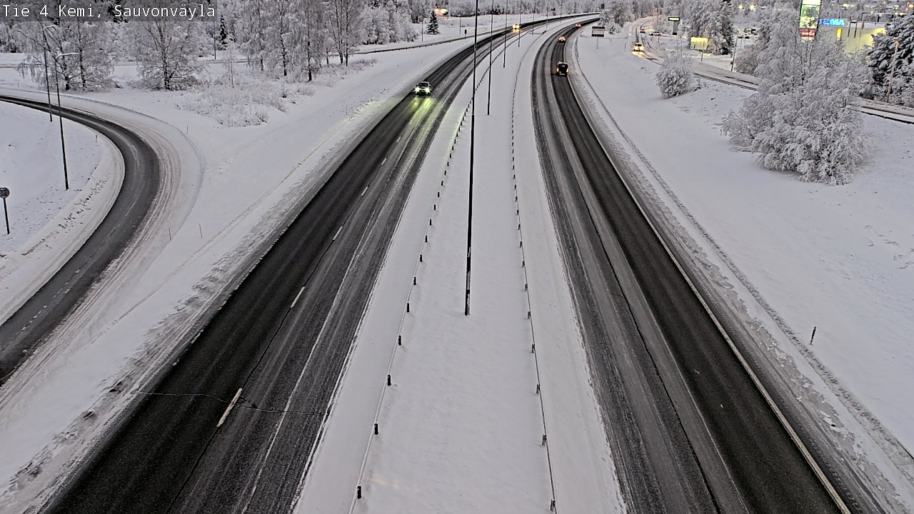 Kelikamerat Kuva Tie 4 Kemi, Sauvonväylä, Kemi, Lappi