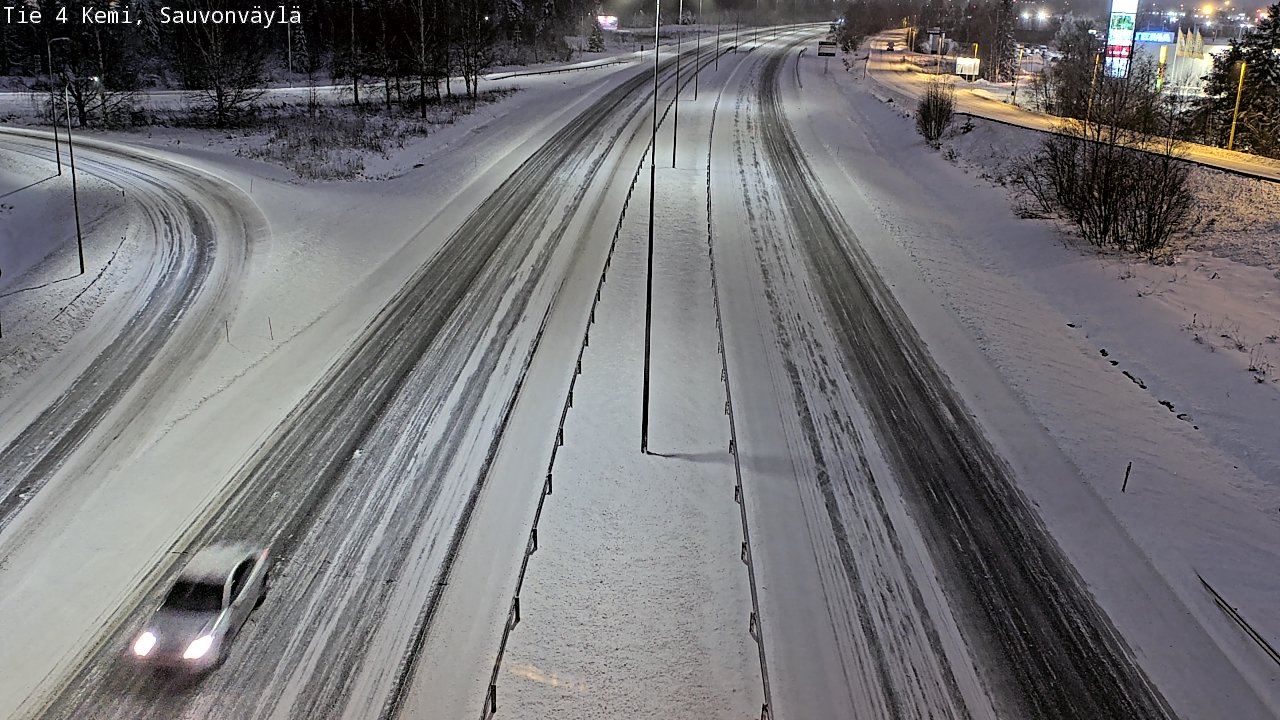 Kelikamerat Kuva Tie 4 Kemi, Sauvonväylä, Kemi, Lappi