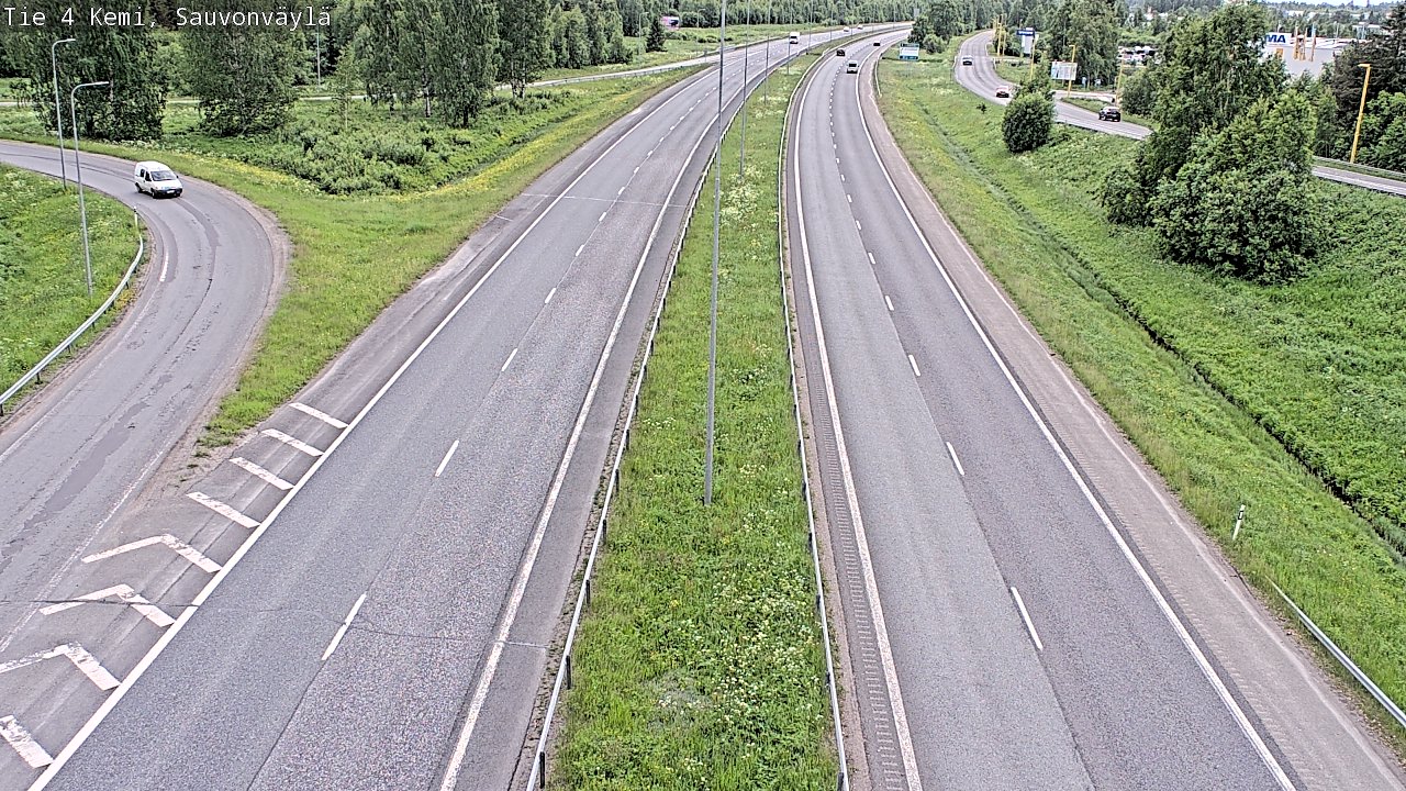 Kelikamerat Kuva Tie 4 Kemi, Sauvonväylä, Kemi, Lappi