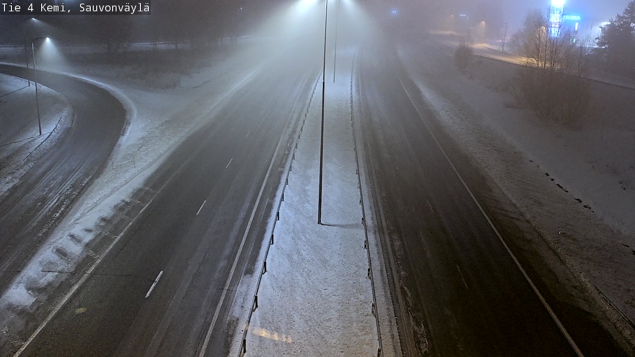 Weather Camera Image Road 4 Kemi, Sauvonväylä, Kemi, Lappi