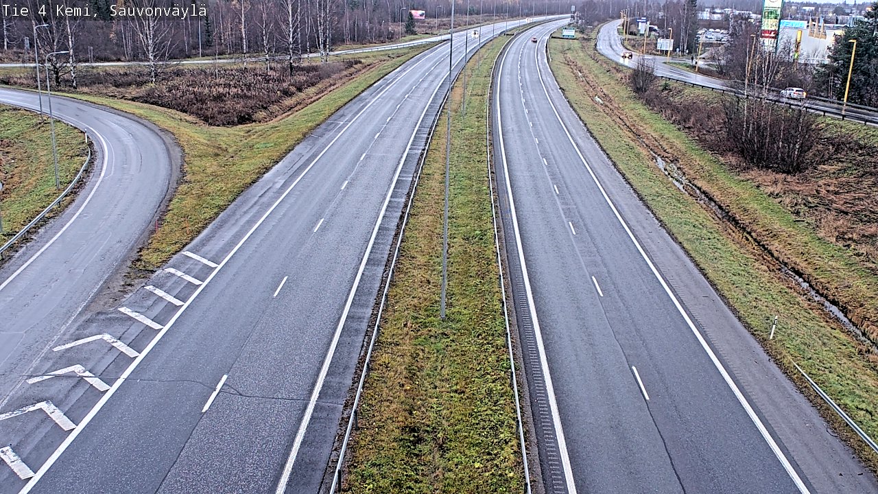 Kelikamerat Kuva Tie 4 Kemi, Sauvonväylä, Kemi, Lappi