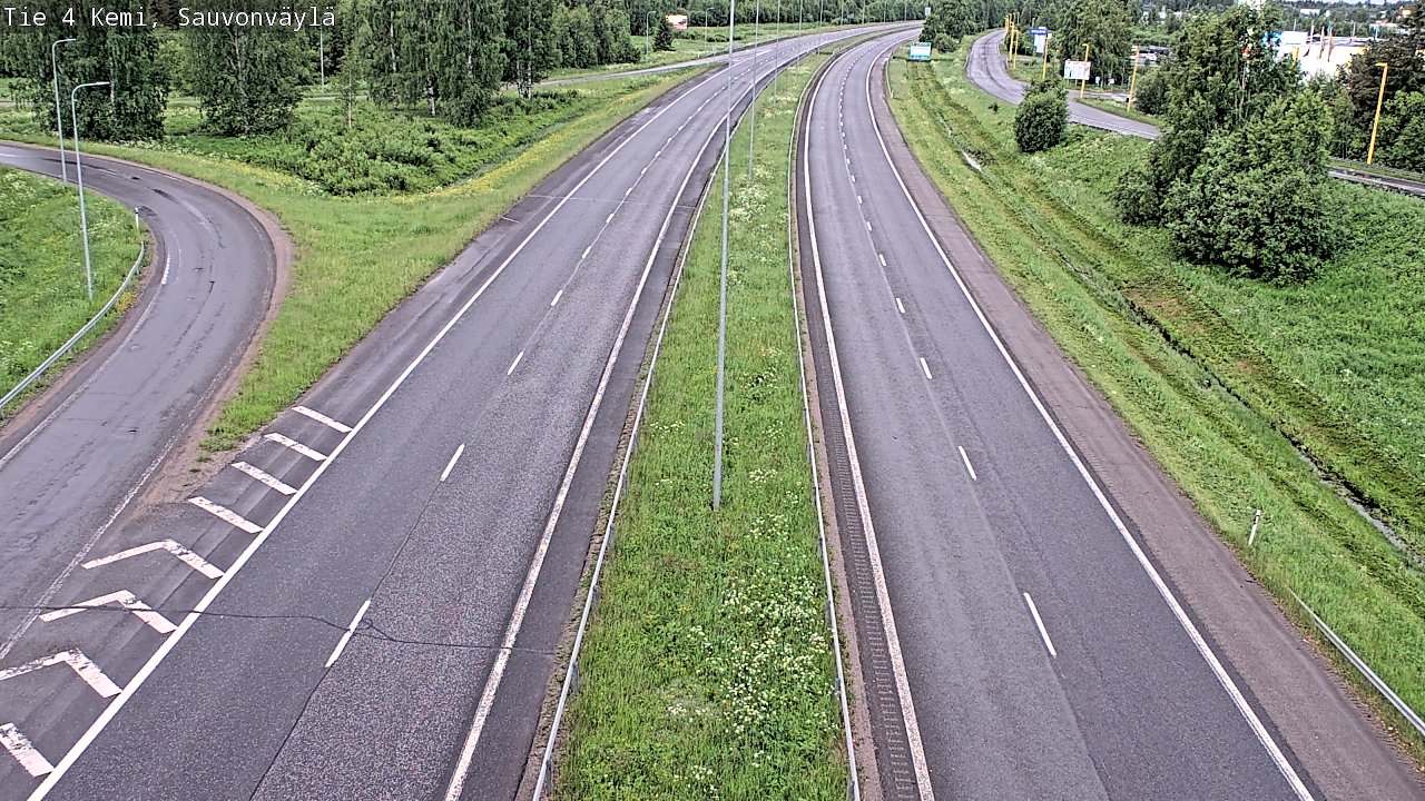 Kelikamerat Kuva Tie 4 Kemi, Sauvonväylä, Kemi, Lappi