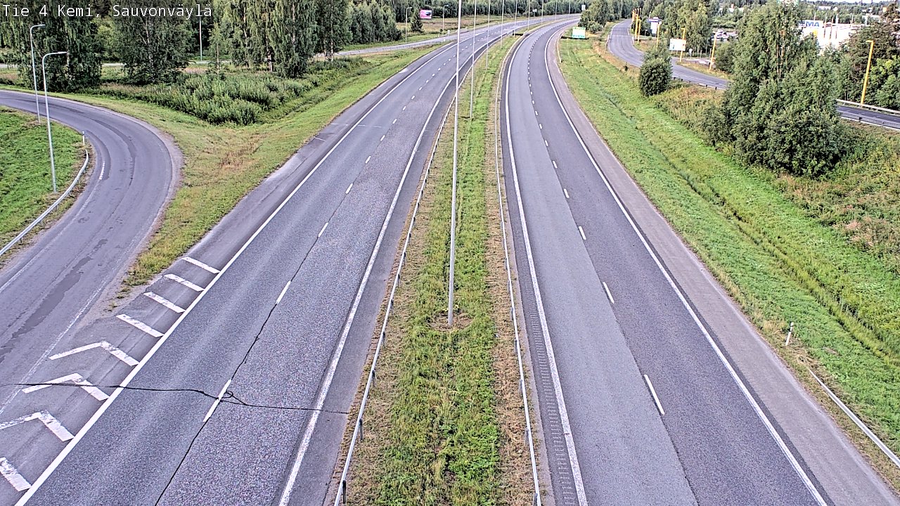 Kelikamerat Kuva Tie 4 Kemi, Sauvonväylä, Kemi, Lappi