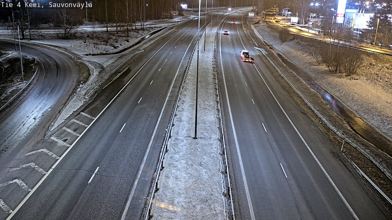 Weather Camera Image Road 4 Kemi, Sauvonväylä, Kemi, Lappi