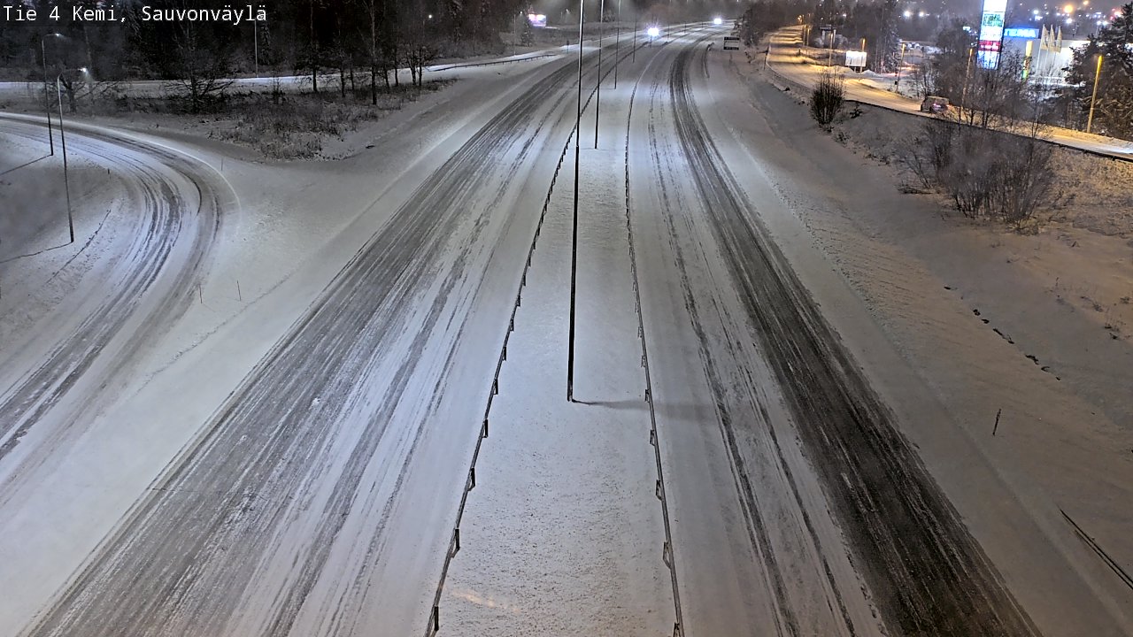 Kelikamerat Kuva Tie 4 Kemi, Sauvonväylä, Kemi, Lappi