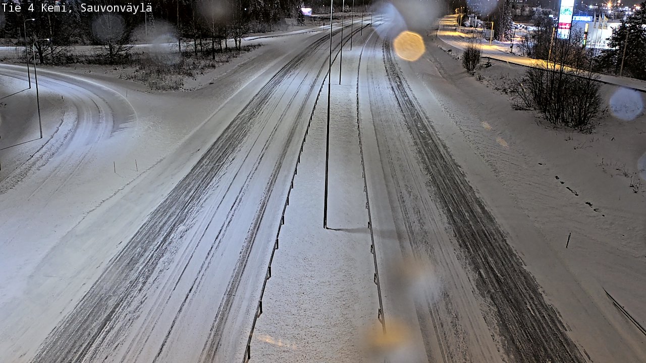 Kelikamerat Kuva Tie 4 Kemi, Sauvonväylä, Kemi, Lappi