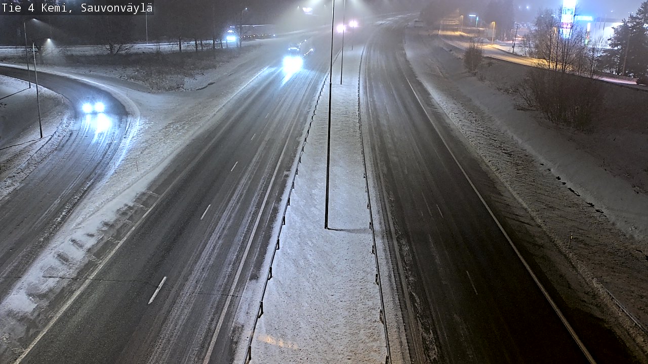 Weather Camera Image Road 4 Kemi, Sauvonväylä, Kemi, Lappi