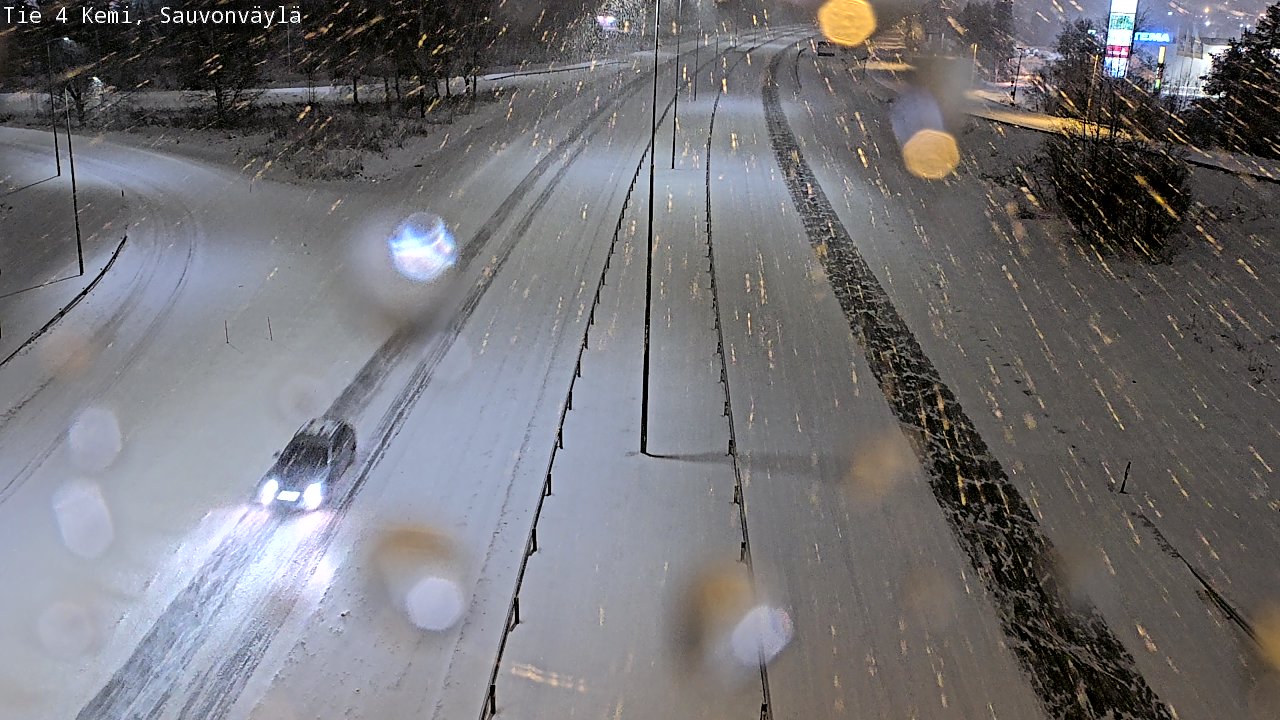 Kelikamerat Kuva Tie 4 Kemi, Sauvonväylä, Kemi, Lappi