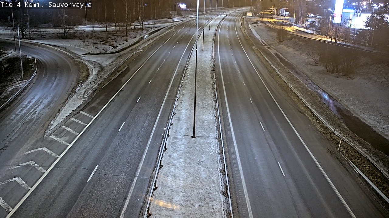 Weather Camera Image Road 4 Kemi, Sauvonväylä, Kemi, Lappi