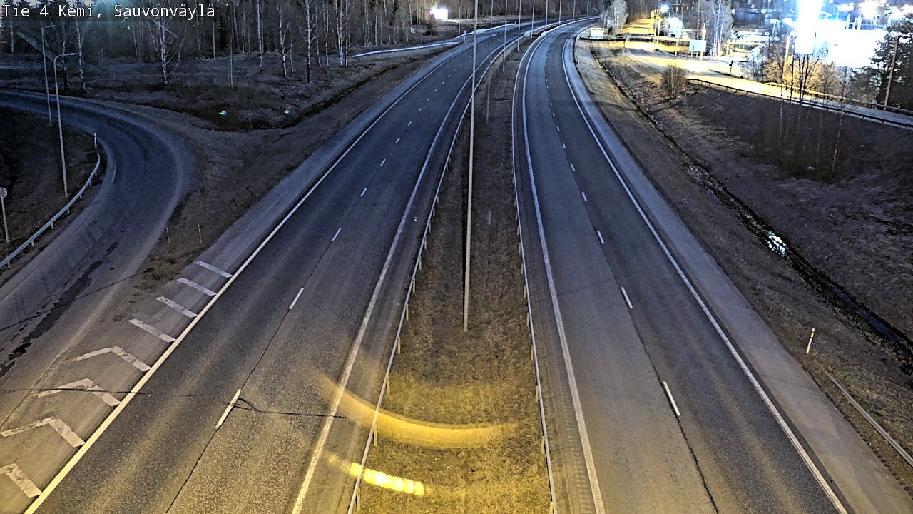 Weather Camera Image Road 4 Kemi, Sauvonväylä, Kemi, Lappi