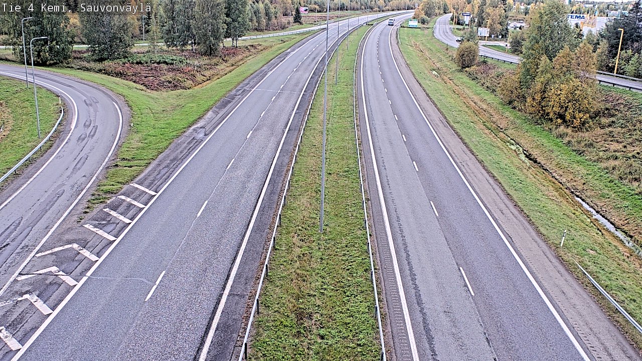 Kelikamerat Kuva Tie 4 Kemi, Sauvonväylä, Kemi, Lappi