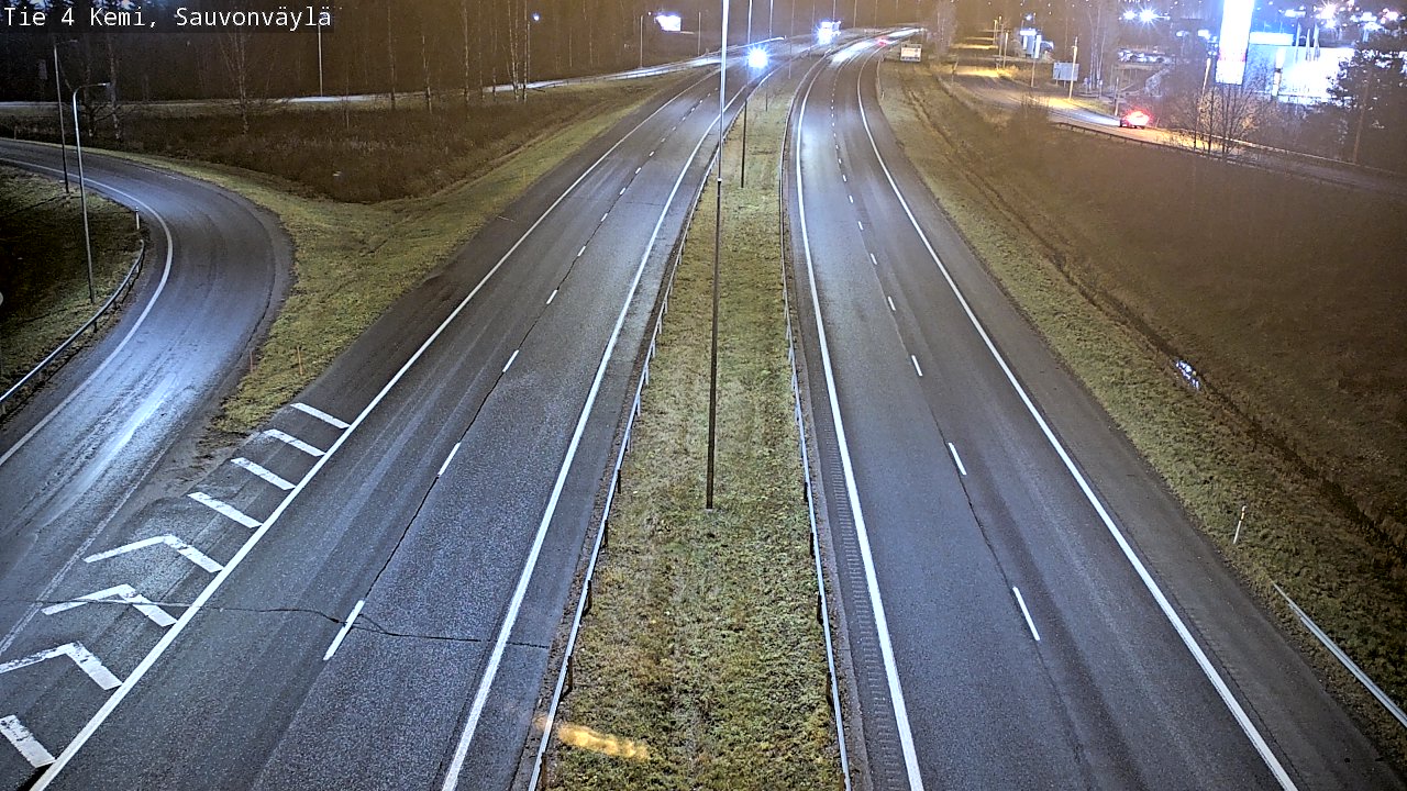 Kelikamerat Kuva Tie 4 Kemi, Sauvonväylä, Kemi, Lappi