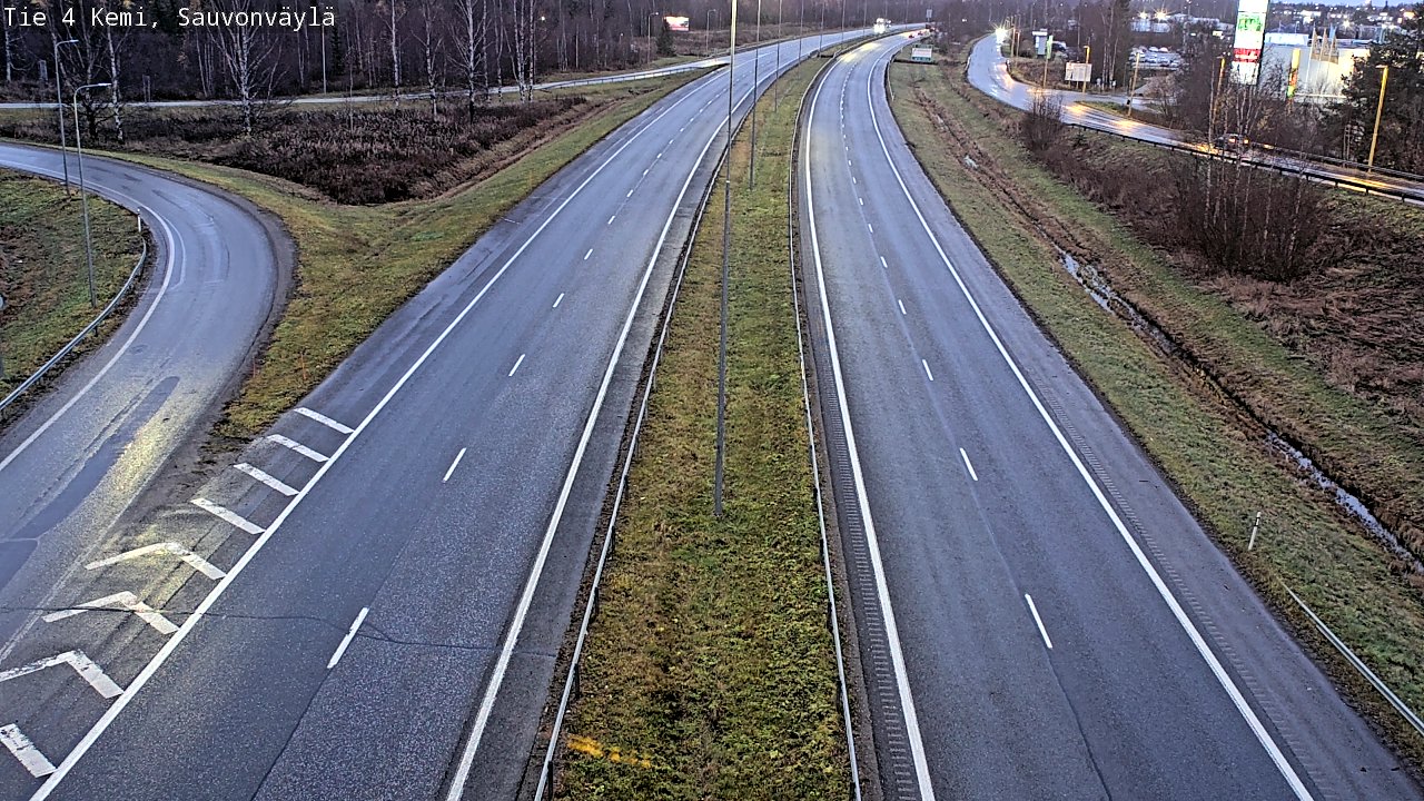 Kelikamerat Kuva Tie 4 Kemi, Sauvonväylä, Kemi, Lappi