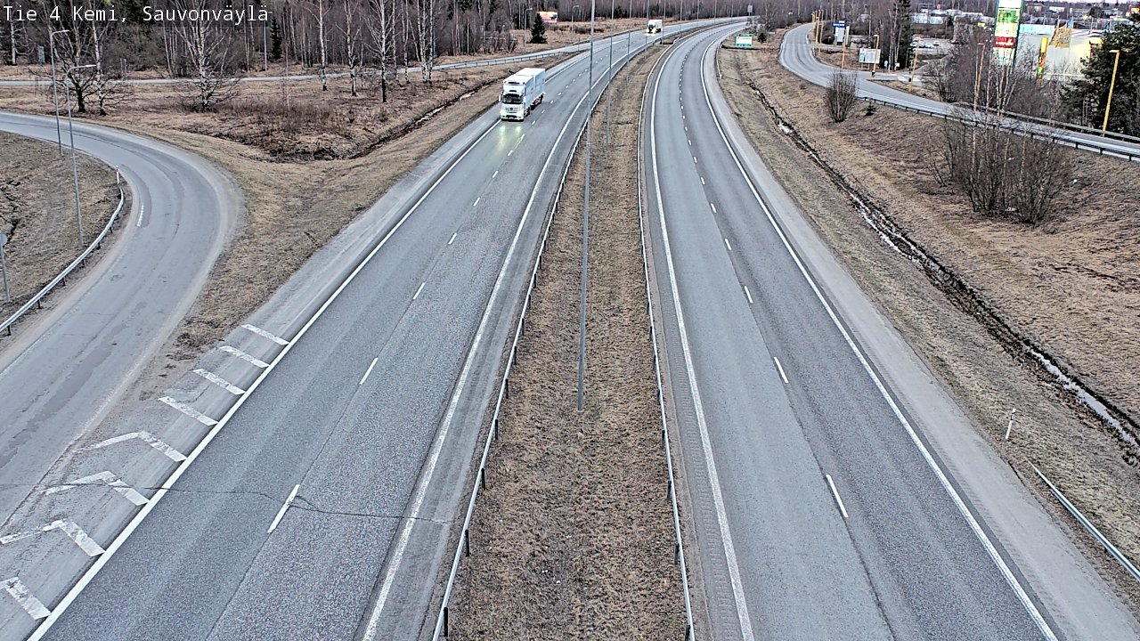 Weather Camera Image Road 4 Kemi, Sauvonväylä, Kemi, Lappi