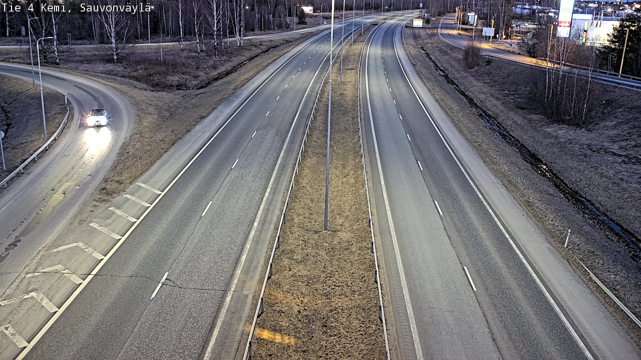 Kelikamerat Kuva Tie 4 Kemi, Sauvonväylä, Kemi, Lappi