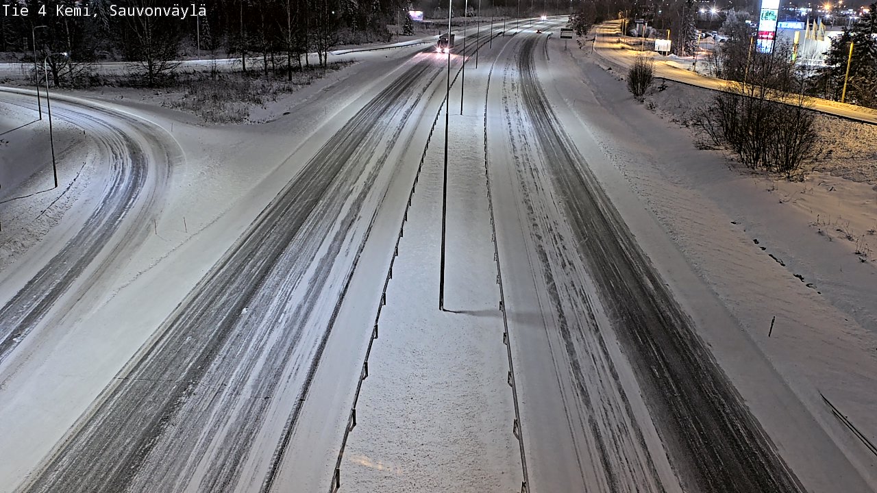 Kelikamerat Kuva Tie 4 Kemi, Sauvonväylä, Kemi, Lappi