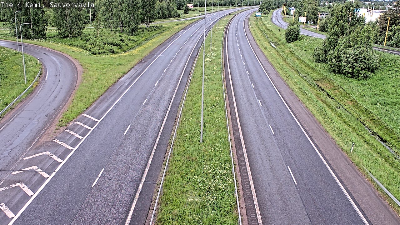 Kelikamerat Kuva Tie 4 Kemi, Sauvonväylä, Kemi, Lappi