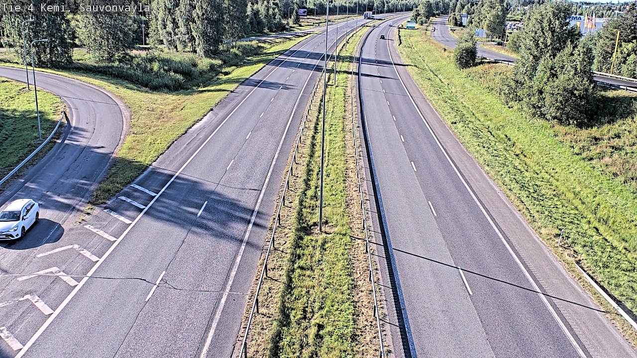 Weather Camera Image väg 4 Kemi, Sauvonväylä, Kemi, Lappi